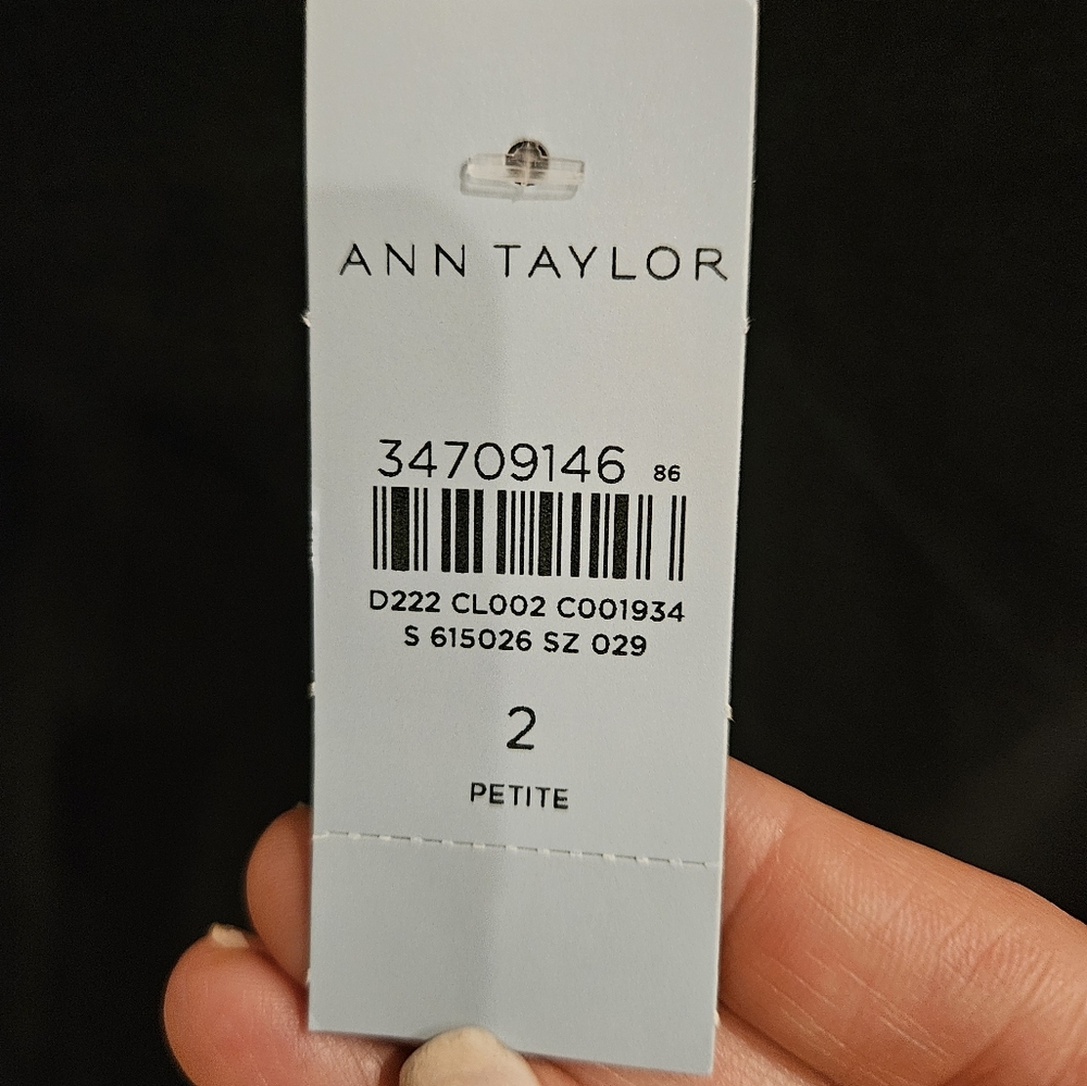 Ann Taylor deep sky navy Seamed Pencil Skirt- size 2 petite BRAND NEW NEVER WORN - Picture 5 of 8